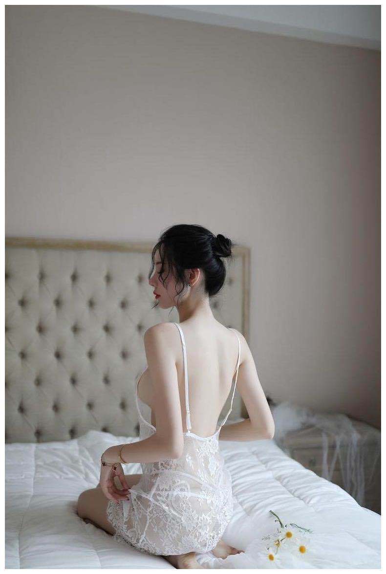 Sheer Backless Gown