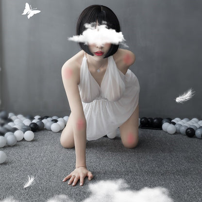 Sheer Backless Nightdress