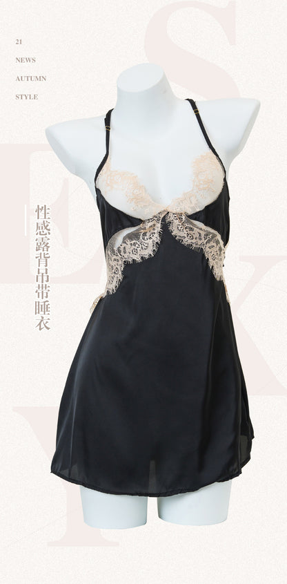 Silk Slit Nightdress