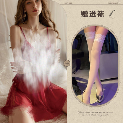 Sheer Lace Nightdress