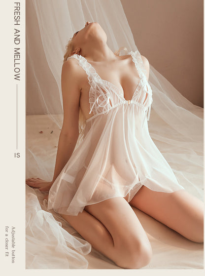 Sheer Cut-out Chemise