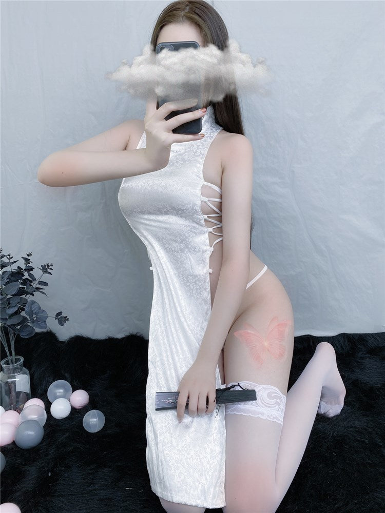 Side-Slit Qipao Set
