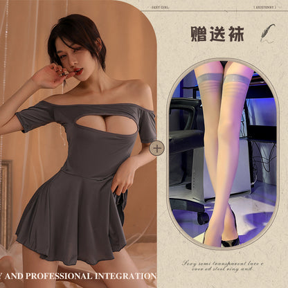 Sheer Cut-out Nightie