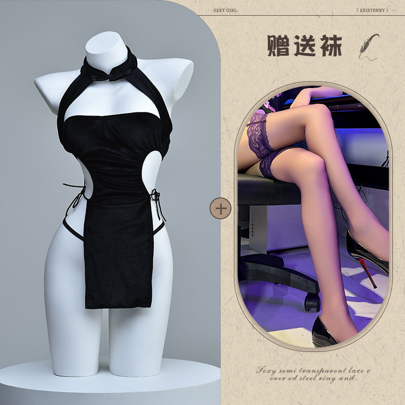 High-Slit Qipao Teddy