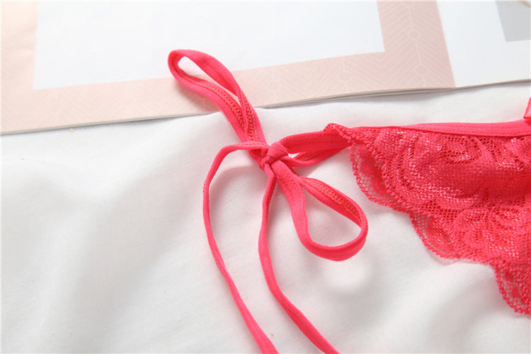 Lace-up G-string