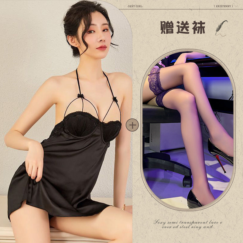 Backless Cut-Out Chemise
