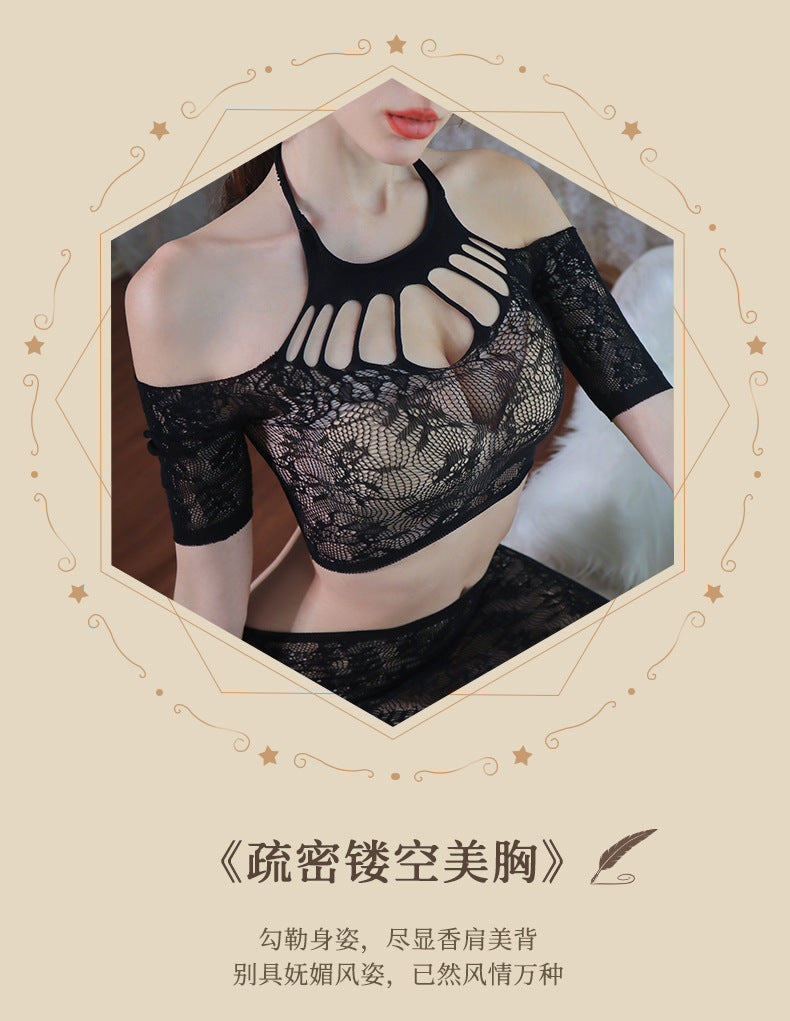 Halter Mesh Mini Dress Outfit