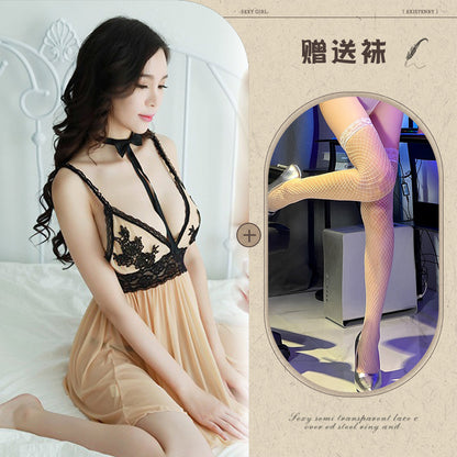 Summer Sheer Chiffon Nightdress