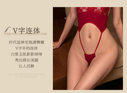 Sheer Swimsuit Bodysuit