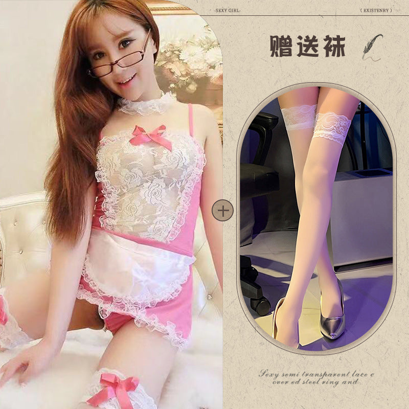 Maid Lace Apron Set