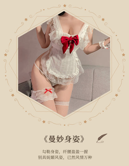 Maid Lace Apron Costume