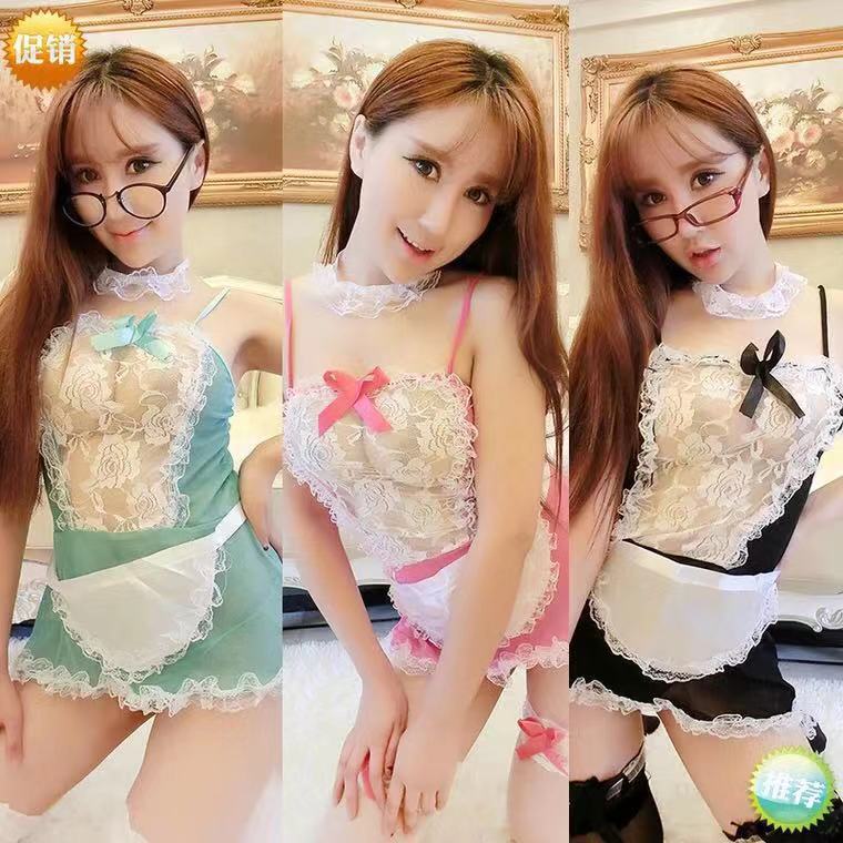 Maid Lace Apron Set