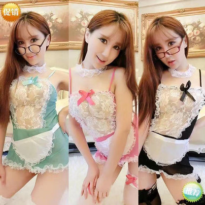 Maid Lace Apron Set