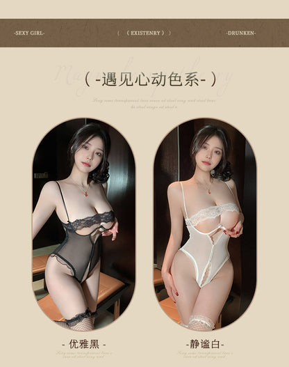 Push-up Open Crotch Teddy