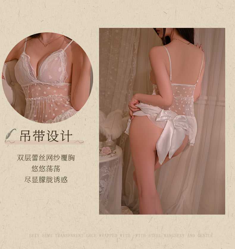 Sheer Lace Babydoll Nightie