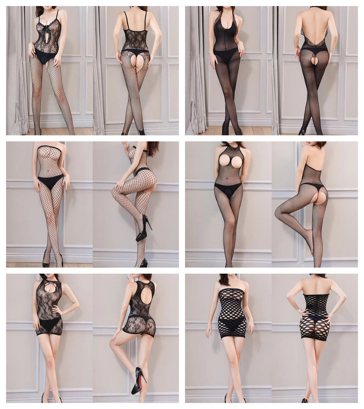 Sheer Garter Bodysuit