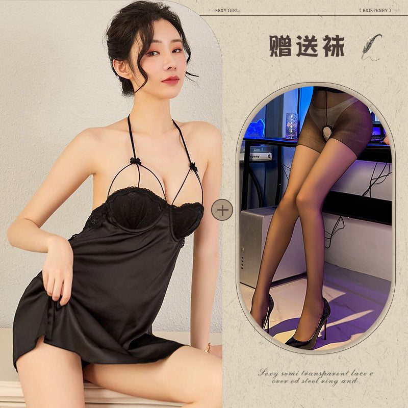 Backless Cut-Out Chemise