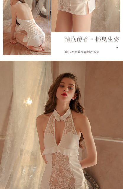 Sheer Qipao Teddy