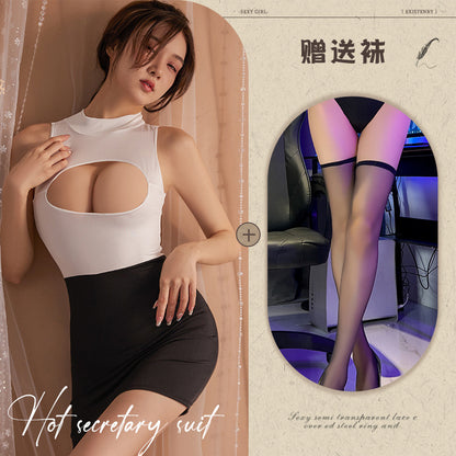 Secretary Bodysuit Lingerie Set