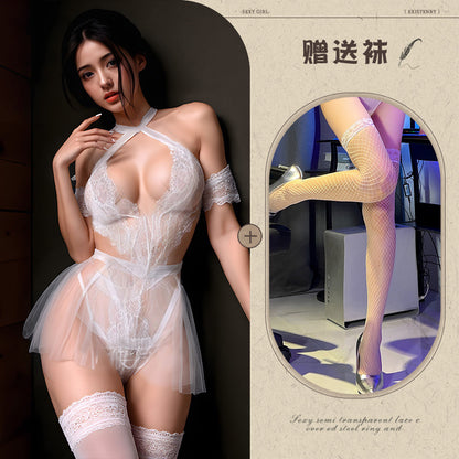 Bridal Mesh Teddy 