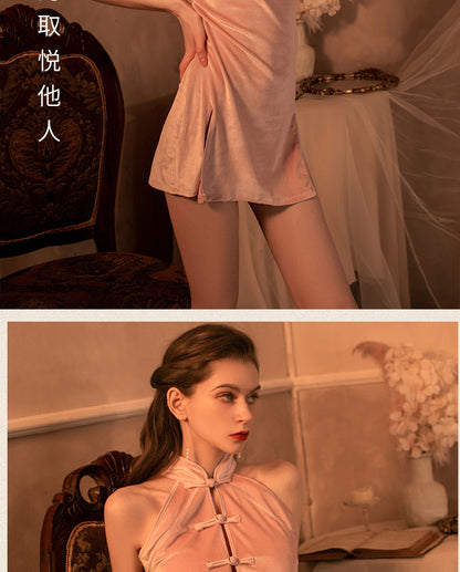 High-Slit Qipao Set