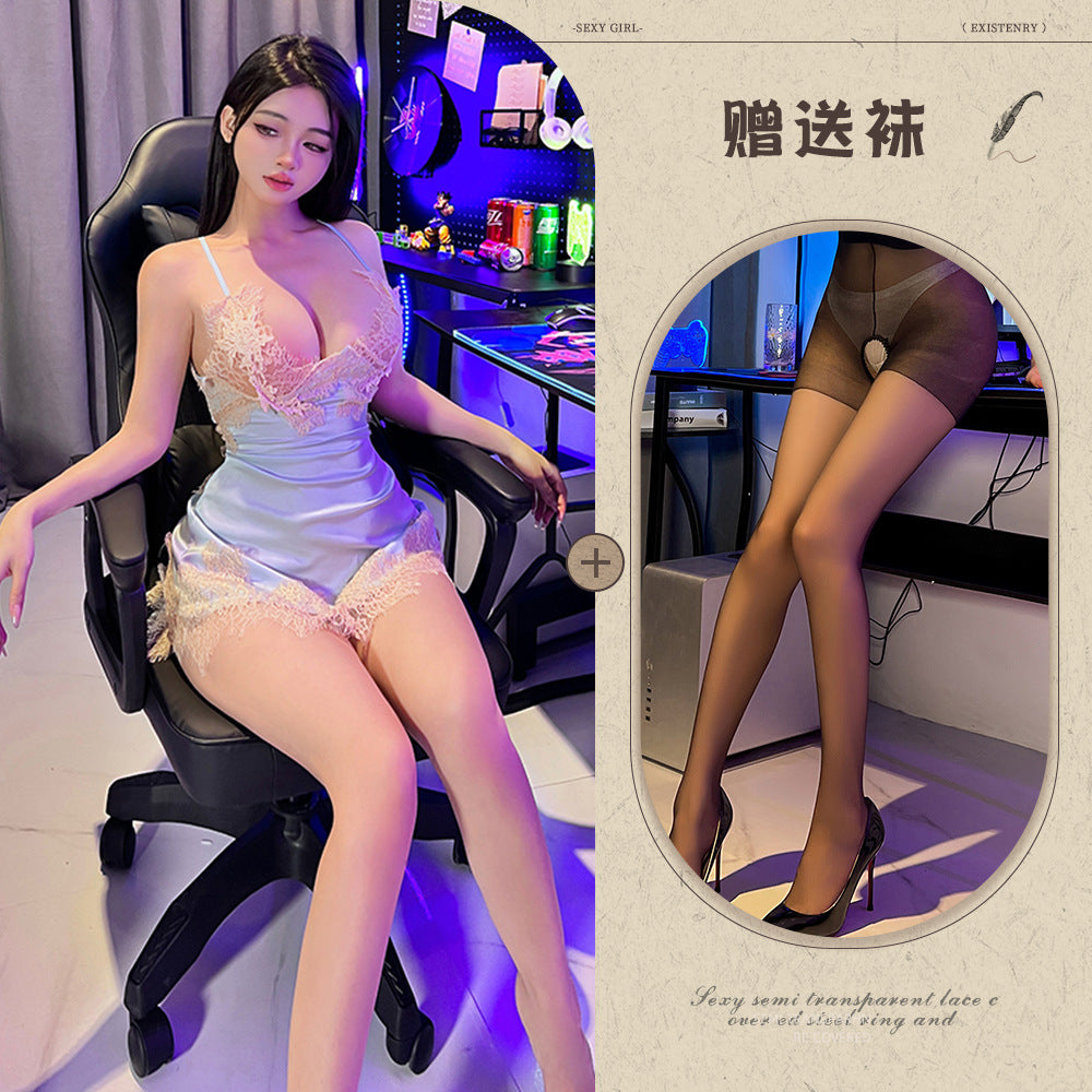 Sheer Backless Teddy