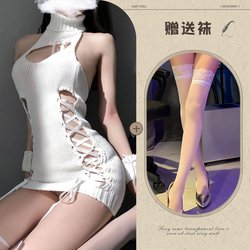 Knit Backless Sweater 