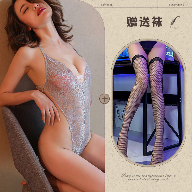 Sheer Lace Skirt Set