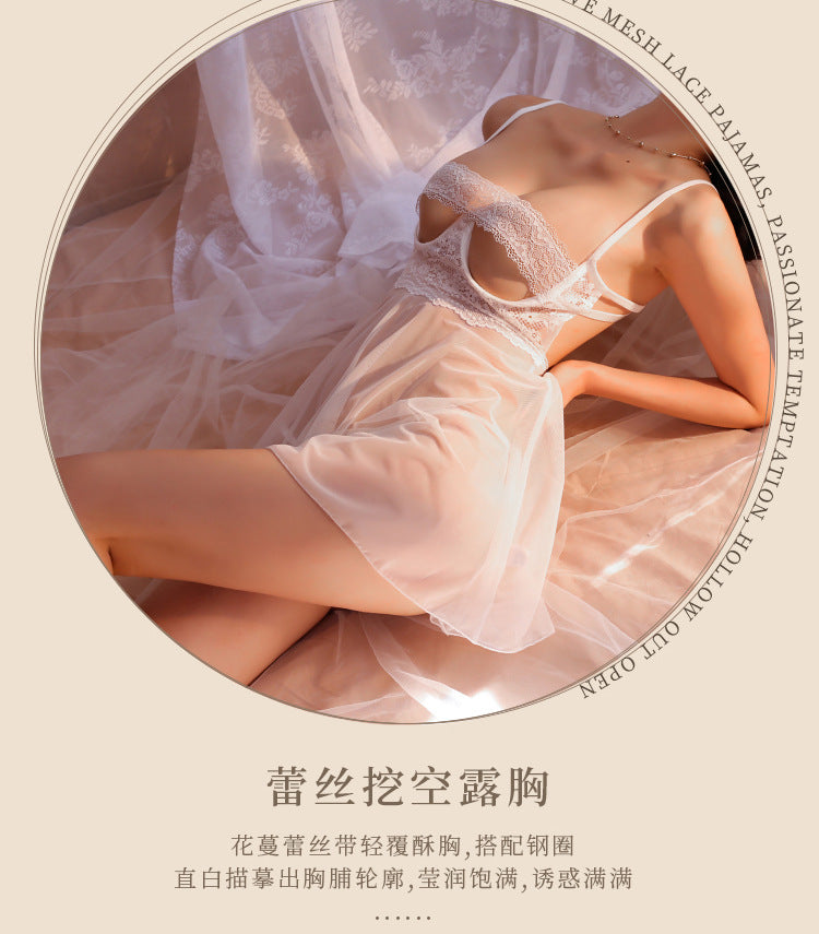 Sheer Open Crotch Nightie