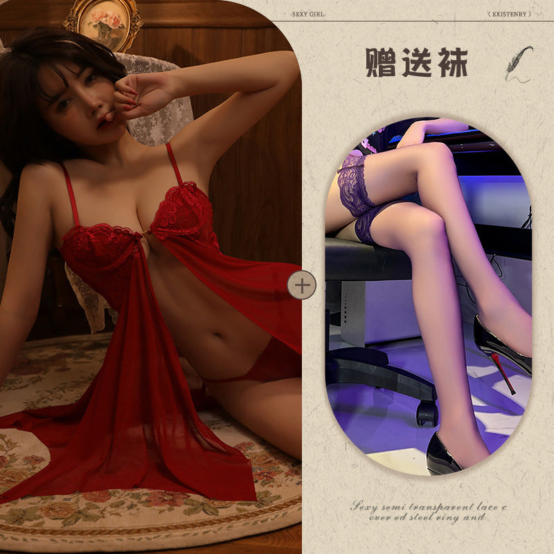 Sheer Steel Boned Chemise