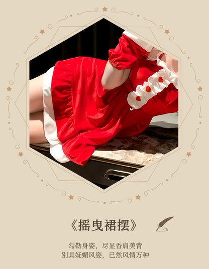 Velvet Lolita Christmas Robe