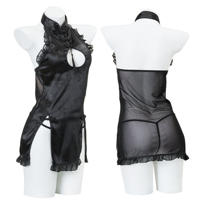 Sheer Qipao Lingerie