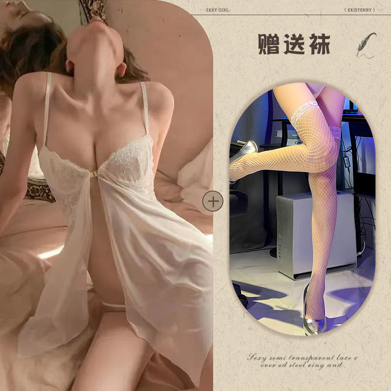 Sheer Steel Boned Chemise