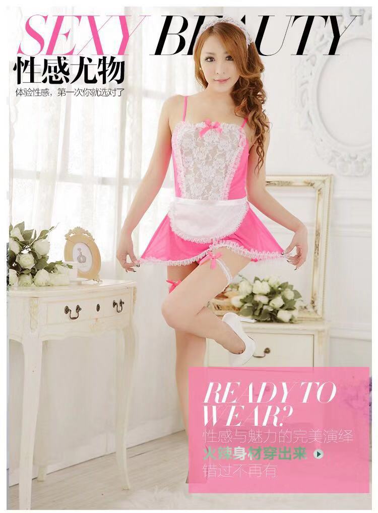 Maid Lace Apron Set