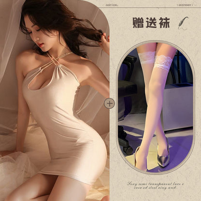 Secretary Lace Teddy Set