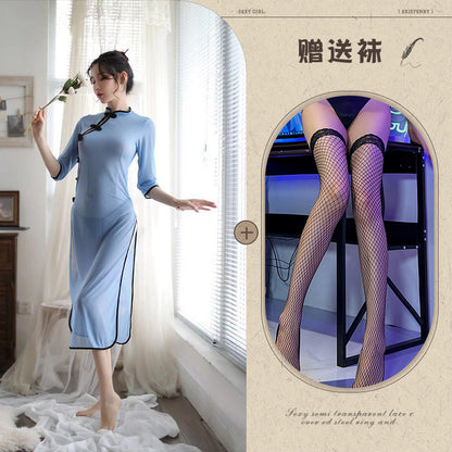 Sheer Qipao Nightie