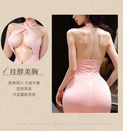 Sheer Secretary Dress