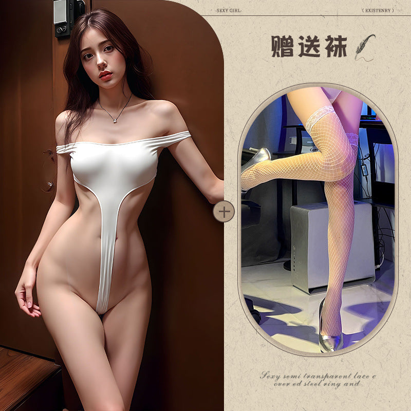 Open Crotch Teddy Set