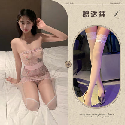 Embroidered Kimono Dress