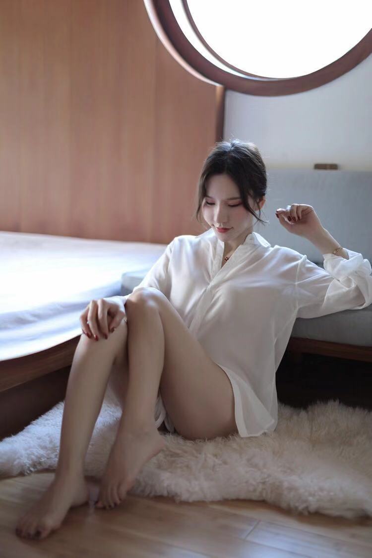 Sheer White Shirt Dress