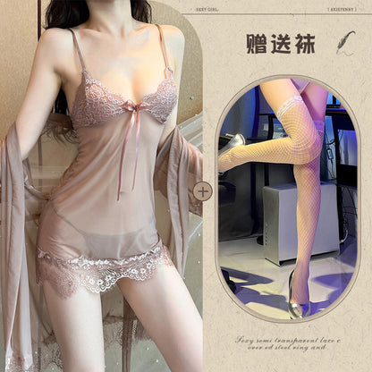 Plus Size Sheer Chemise