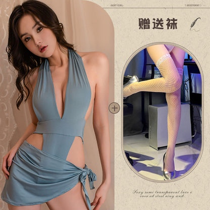 Open Crotch Swimsuit