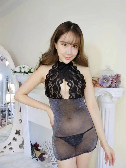 Sheer Qipao Bodysuit