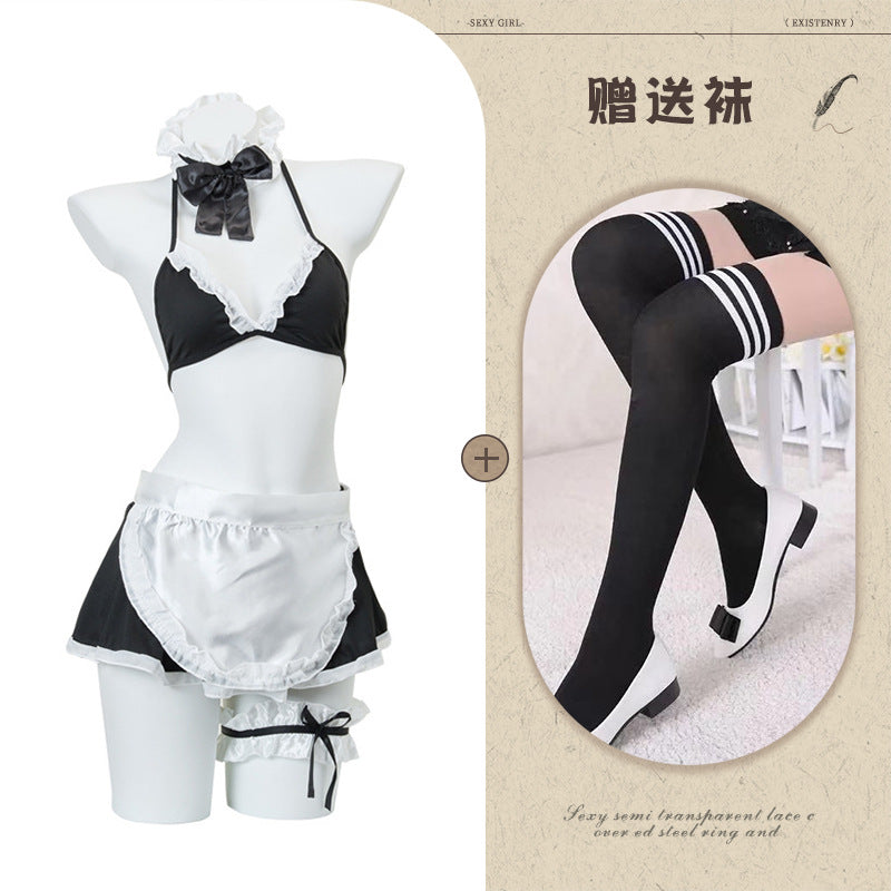 Maid Open Crotch Set
