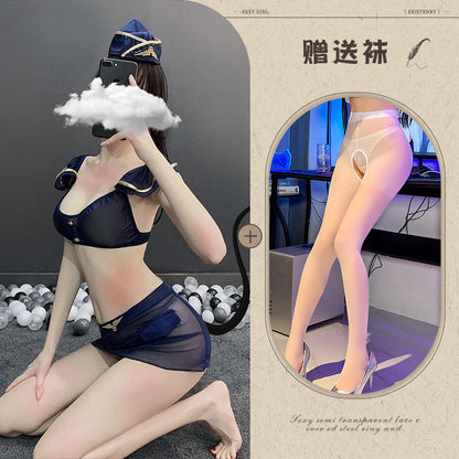 Sheer Stewardess Uniform