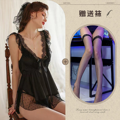 Sheer Lace Chemise
