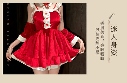 Velvet Lolita Christmas Robe