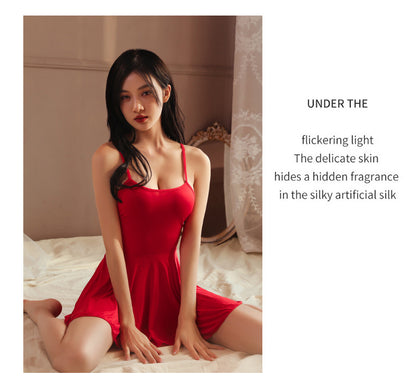 Sheer Backless Chemise