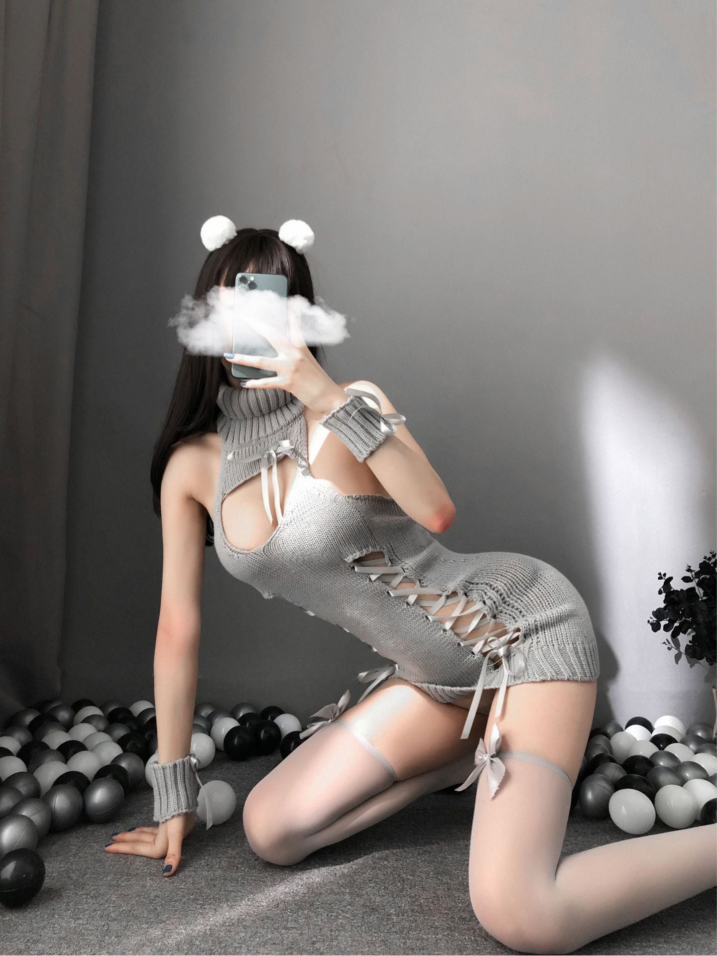 Knit Backless Sweater 