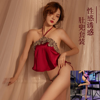 Satin Chinese Bustier